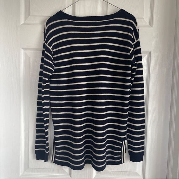 J.Crew Embellished Striped Swing Sweater Sz. XS Gently Loved - Picture 8 of 8